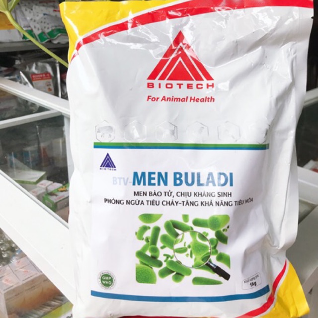 Men bào tử BuLaDi 1kg-phòng tiêu chảy, tăng khả năng tiêu hoá
