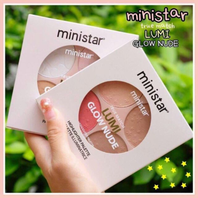 🎀Phấn highlight bắt sáng Ministas mẫu mới