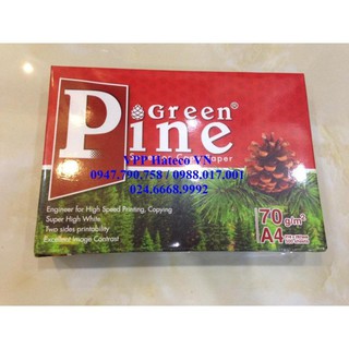 Giấy green pine a4 đl70gsm - giấy in - giấy photo - giấy a4