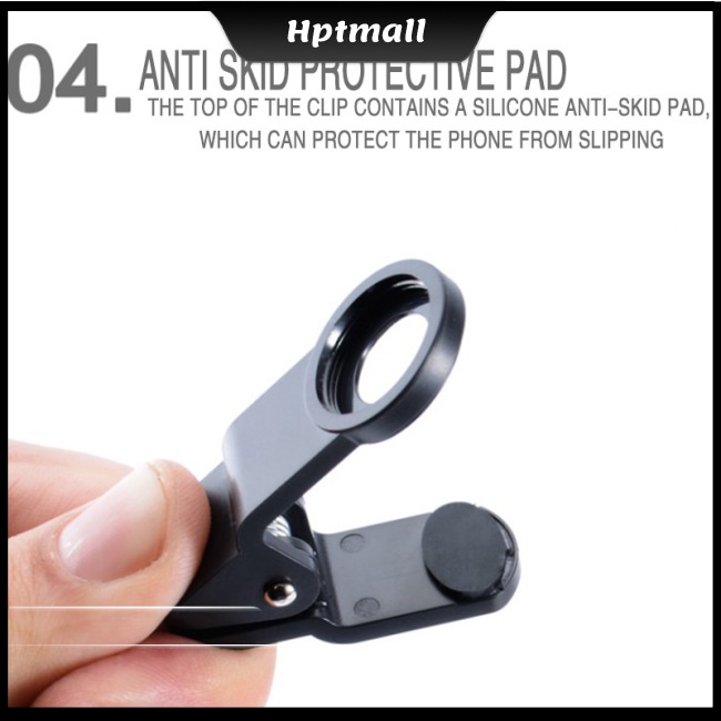Set ống kính chụp ảnh gắn camera điện thoại di động tiện lợi 3 trong 1