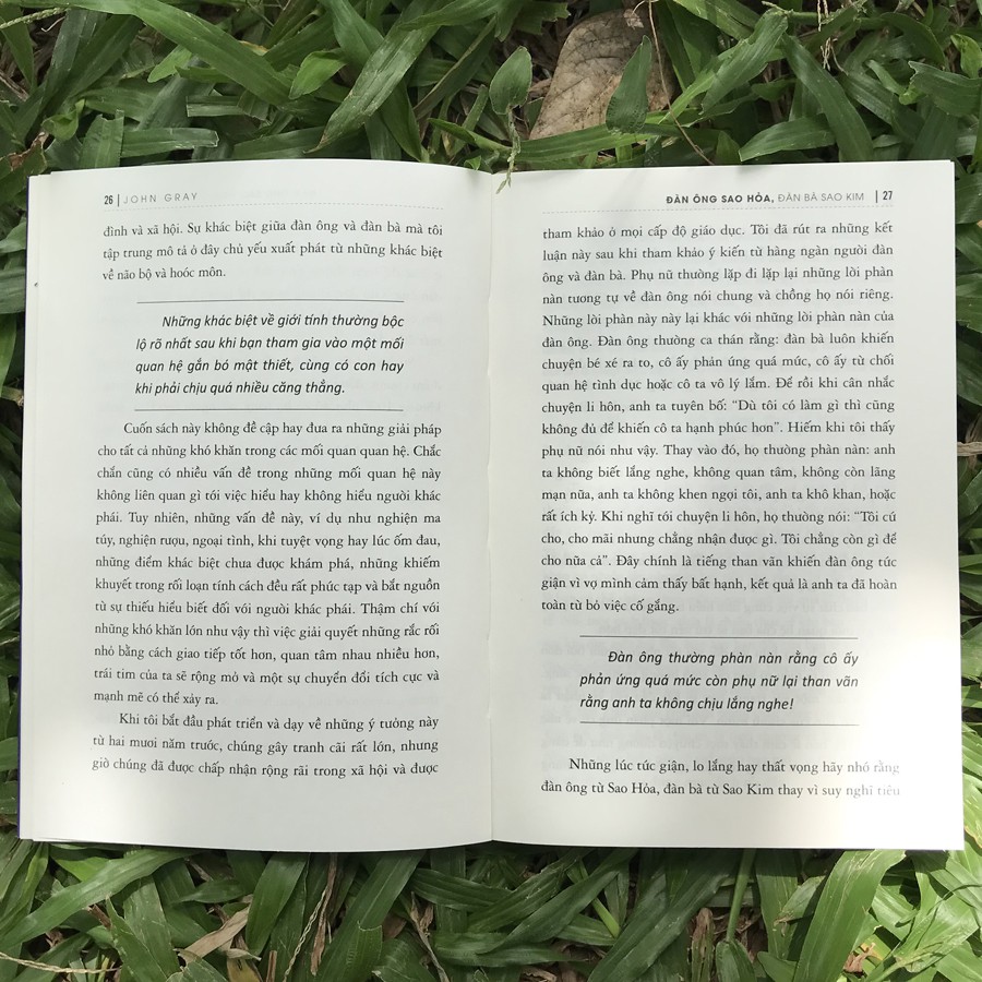Sách Đàn Ông Sao Hỏa Đàn Bà Sao Kim (International) Tặng Kèm Bookmark