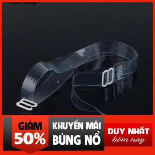 Dây áo trong suốt sợi dẹt Hàn quốc dây áo ngực dây không màu cho áo ngực dây không màu dẹt cho áo lót