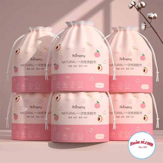 Combo 4 túi khăn mặt khô dùng 1 lần tiện lợi - Khăn giấy lau, cuộn tẩy trang cotton đa năng dùng một lần tiết kiệm 01478