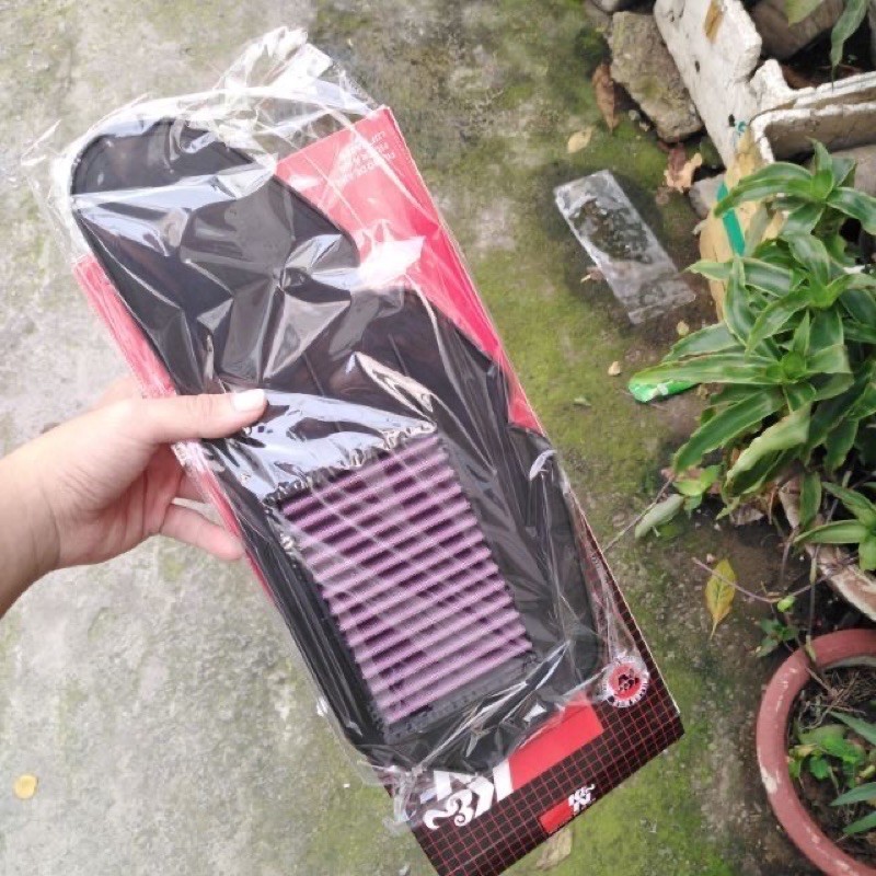 Pô Air, lọc gió thép K&N gắn Vario, Click