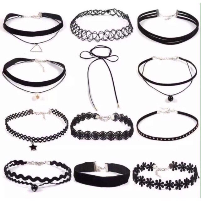 Bộ vòng choker 12 món
