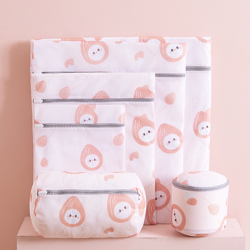 Túi Lưới Giặt Đồ Lót Hình Hoạt Hình Nhiều Kích Cỡ