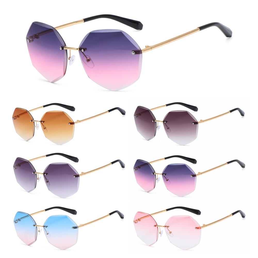 ESPO Kính Mát Không Gọng Chống Tia UV400 Phong Cách Vintage