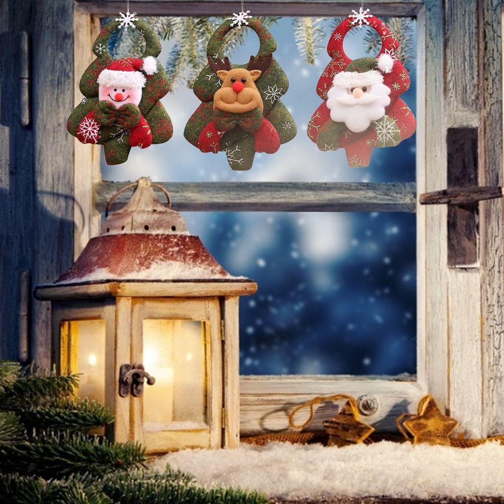 Phụ Kiện Treo Trang Trí Giáng Sinh Năm Mới Hình Ông Già Noel / Người Tuyết