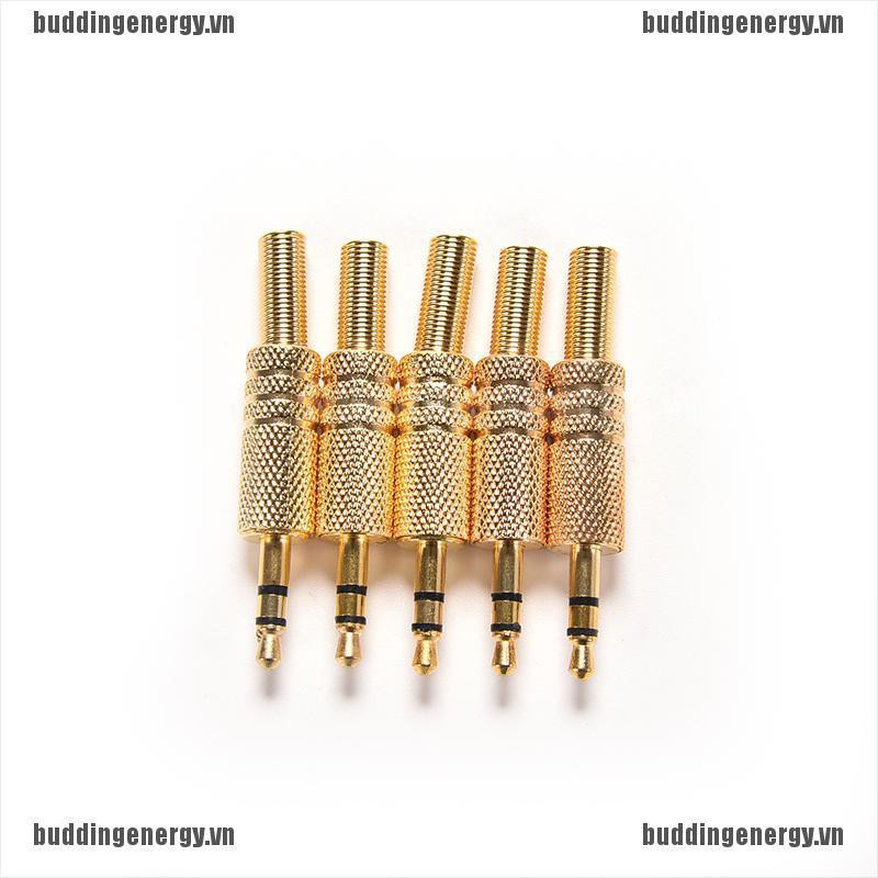 Bộ 1 Loa Âm Thanh Mạ Vàng 3.5mm 1 / 8 Chất Lượng Cao