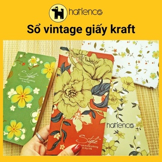 Sổ tay bìa đẹp giấy kraft vàng không hàng