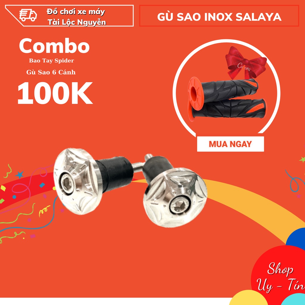 GÙ SAO INOX SALAYA ĐẦU SAO SIÊU ĐẸP