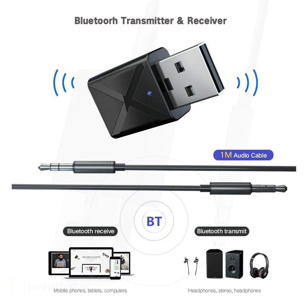 Usb Bluetooth 5.0 Âm Thanh Stereo Aux Jack 3.5mm