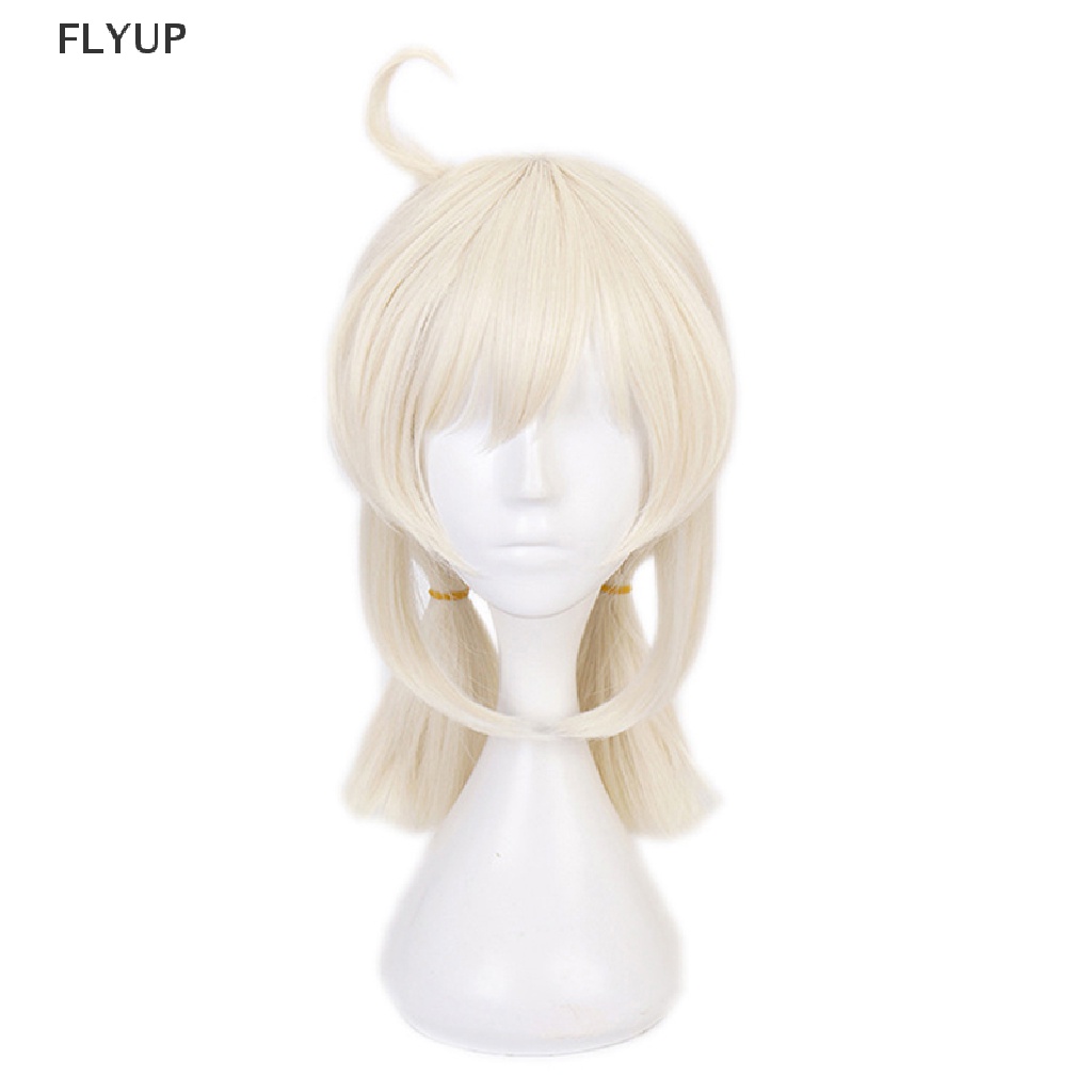 Tóc Giả Đuôi Ngựa Bằng Sợi Tổng Hợp Chịu Nhiệt Màu Be FLYUP Genshin Va Chạm Klee