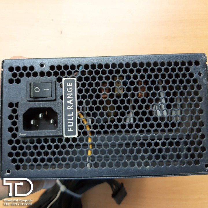 Nguồn công suất thực Xigmatek Tauro 500W chuẩn 80 plus cũ (Dây bọc lưới dài)