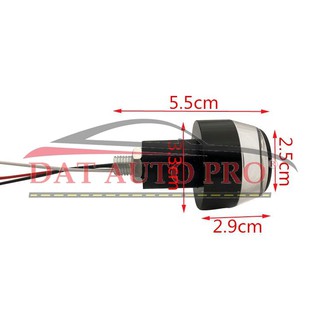 Bộ Gù đèn LED tay lái, Làm đèn xi nhan màu vàng-trắng.