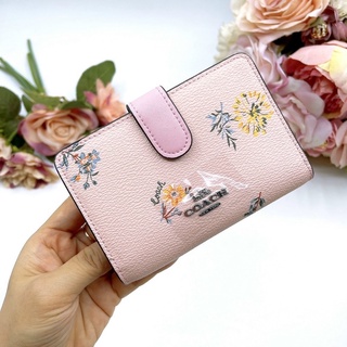 ❤️rẻ nhất shopee❤️ ví c nắp gài hoa hồng xinh iu