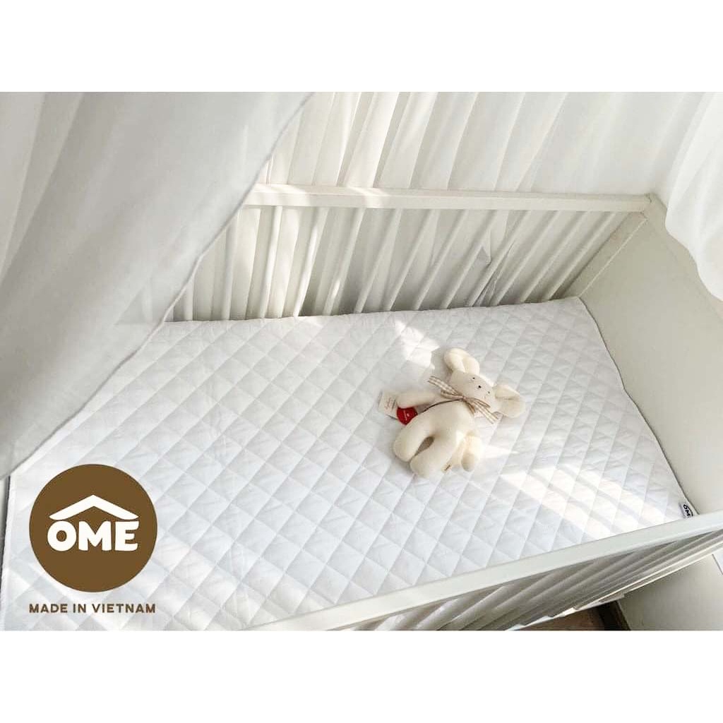 Lót Topper Chống Thấm Cao Cấp Kích Thước Lớn (60 X 120cm) Giúp Bé Nằm Thoải Mái
