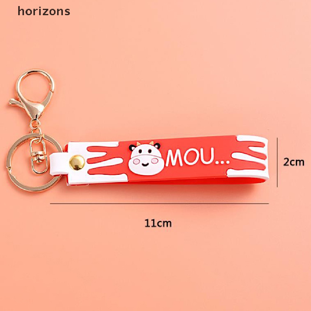 Móc Khóa Hình Bò Sữa Đáng Yêu Dành Cho Nữ