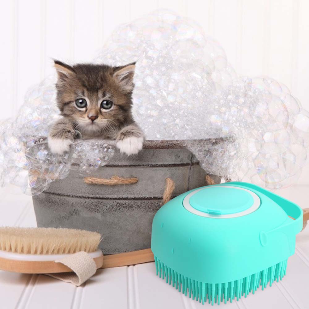 (Hàng Mới Về) Bàn Chải Tắm Massage Toàn Thân Bằng Silicon Có Thể Tái Sử Dụng Tiện Lợi