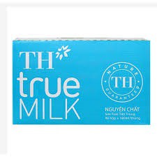 Nửa thùng sữa tươi TH true milk không đường 180mL
