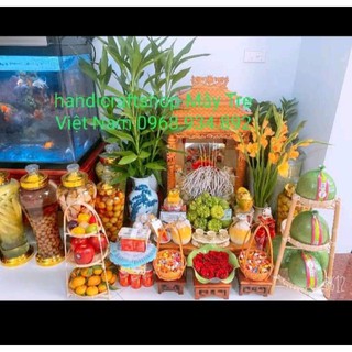 Quang mẹt 3 tầng trang trí bàn thờ