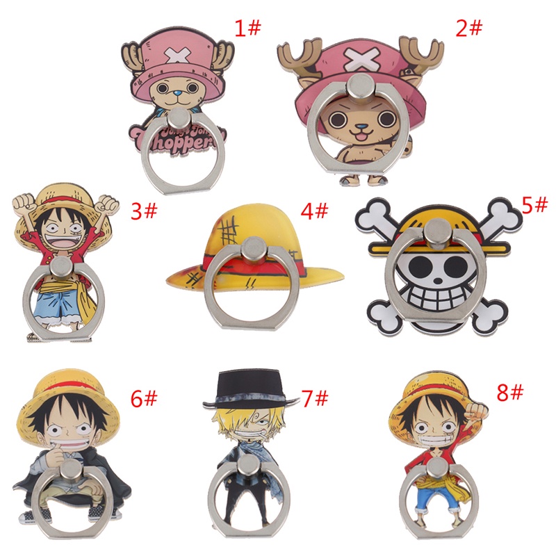Nhẫn Đỡ Điện Thoại Hình Hoạt Hình One Piece