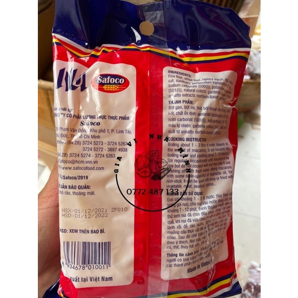NUI ỐNG LỚN SAFOCO 400GR