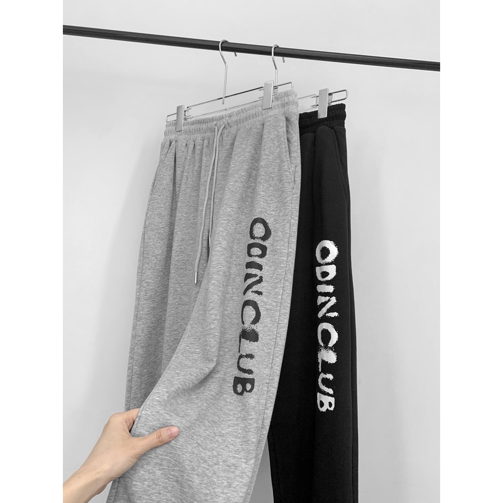 Quần nỉ ODIN CLUB, Quần dài bo gấu nam nữ unisex, Local Brand ODIN CLUB