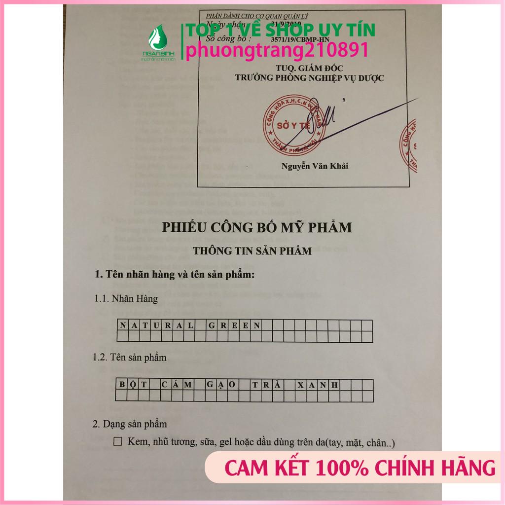 500GR Bột cám gạo trà xanh,ủ trắng trà xanh,rửa mặt và tắm trắng body chính hãng mỹ phẩm thiên nhiên | BigBuy360 - bigbuy360.vn