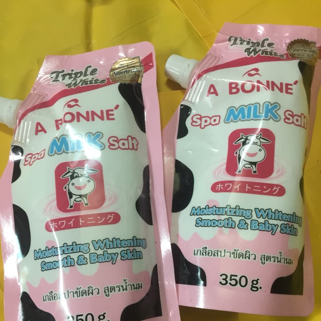 Sale 25% Muối tắm sữa bò tẩy tế bào chết A Bonne Spa Milk Salt Thái Lan 350gr tốt nhất