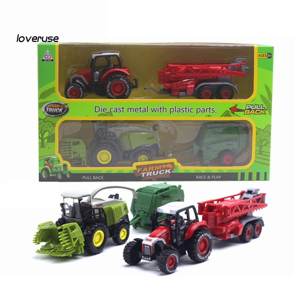 Set 2 Mô Hình Xe Công Nông Đồ Chơi Tỉ Lệ 1 / 42
