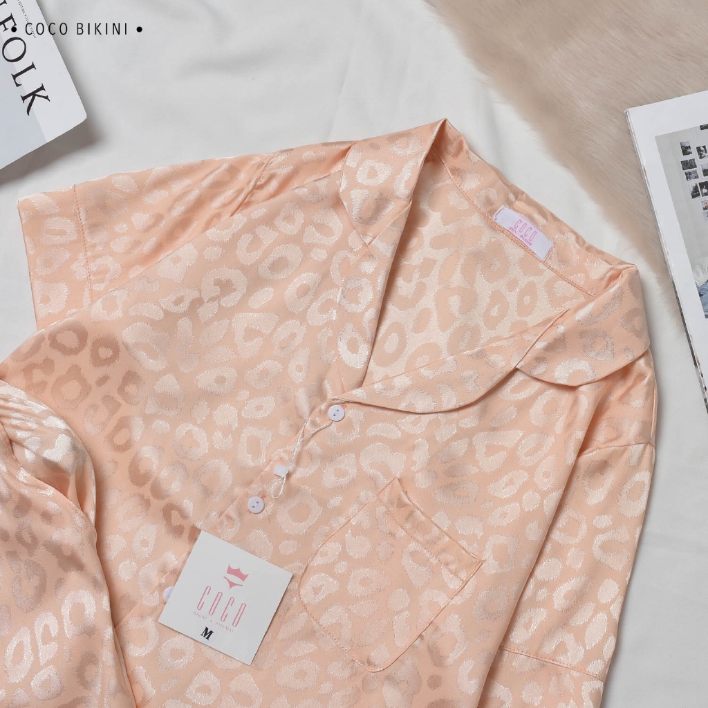 𝑪𝑶𝑪𝑶 𝑩𝑰𝑲𝑰𝑵𝑰 Bộ Đồ Ngủ - Đồ Mặc Nhà Lụa Gấm ( VCC20016 ) | BigBuy360 - bigbuy360.vn