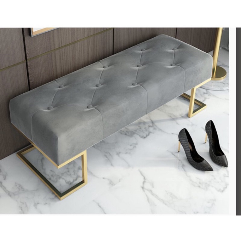 Ghế băng - sofa chờ - chân sắt loại 1m2