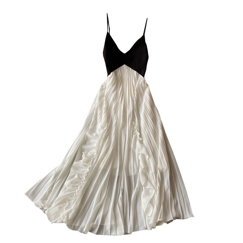 Váy hai dây phối voan trắng thiết kế ( Sẵn L) | BigBuy360 - bigbuy360.vn