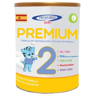 Sữa Pronuben Premium Hổ Xanh 2, 6-12 Tháng, 800g