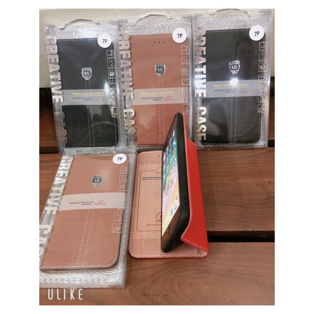 Bao Da Lishen Dạng ví mềm Nắp Gập Cho các dòng 11PRO/XS MAX/11 PRO MAX/12 6.1/12 PROMAX 13prm 14PROmax