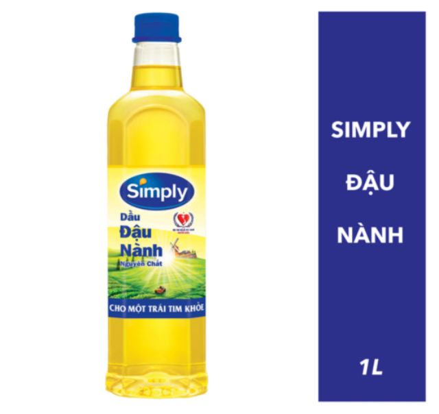 Dầu đậu nành simly 1lít Cao cấp