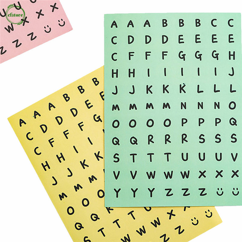 ELEMENT Miếng Dán Chữ Dùng Để Trang Trí Sổ Tay