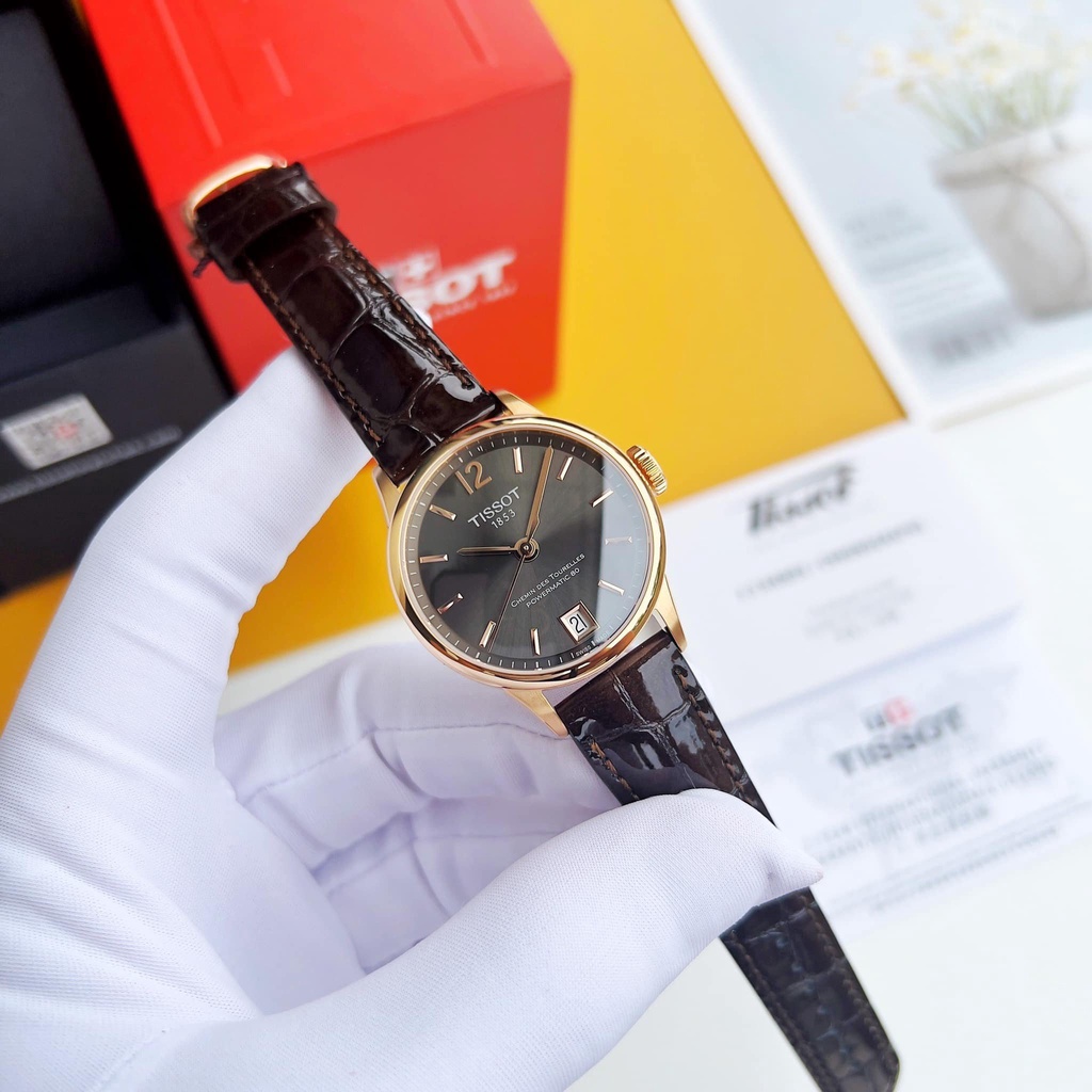 Đồng Hồ Nữ TISSOT CHEMIN DES TOURELLES POWERMATIC 80 LADY T099.207.36.447.00 Chính Hãng Tặng Dây Da Cao Cấp