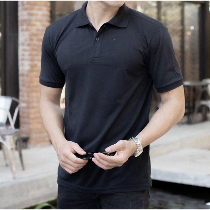 Áo polo vải đẹp cho nam nữ, áo thun có cổ chất thể thao mát mẻ co dãn