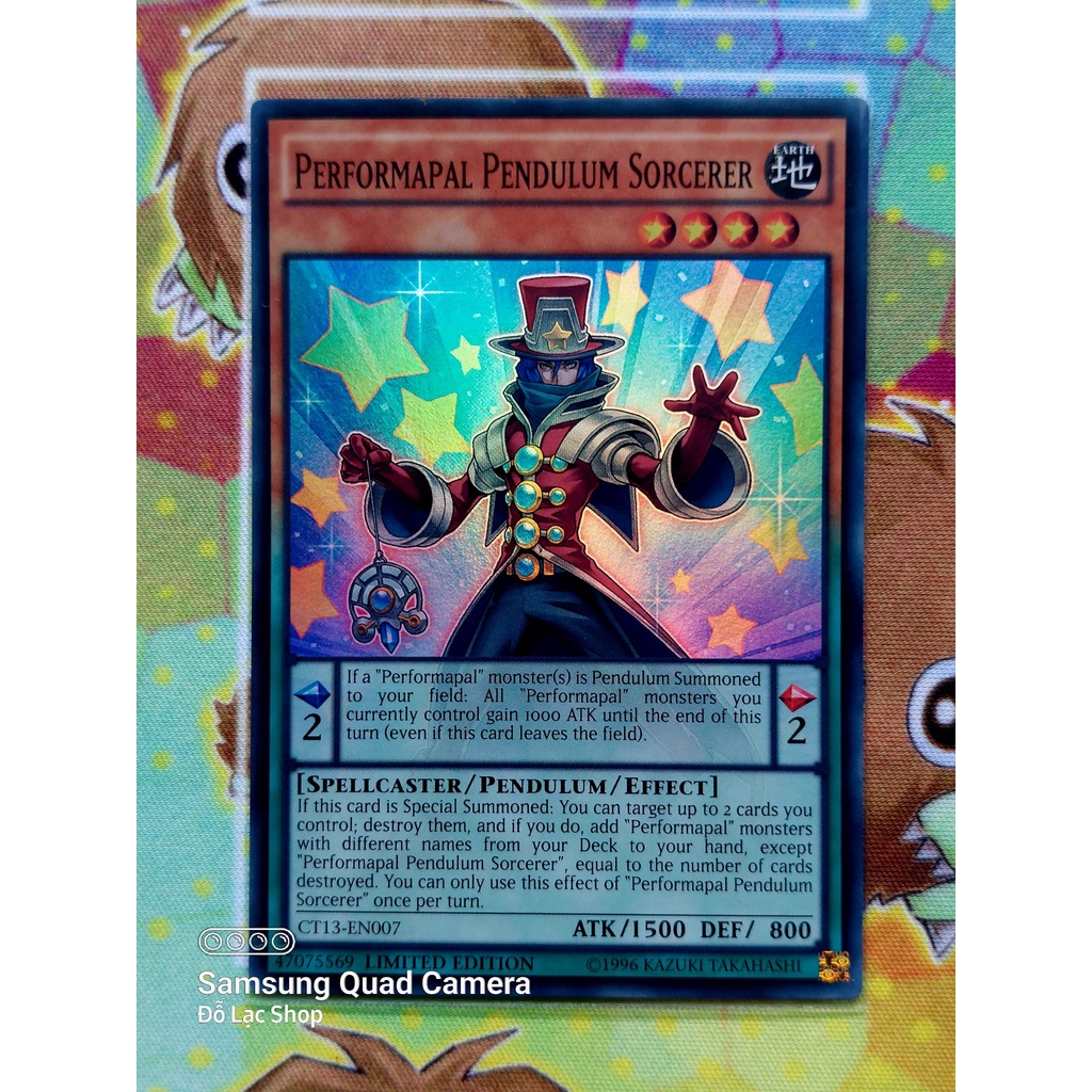 Thẻ Bài Yugioh Pen Performapal Pendulum Sorcerer