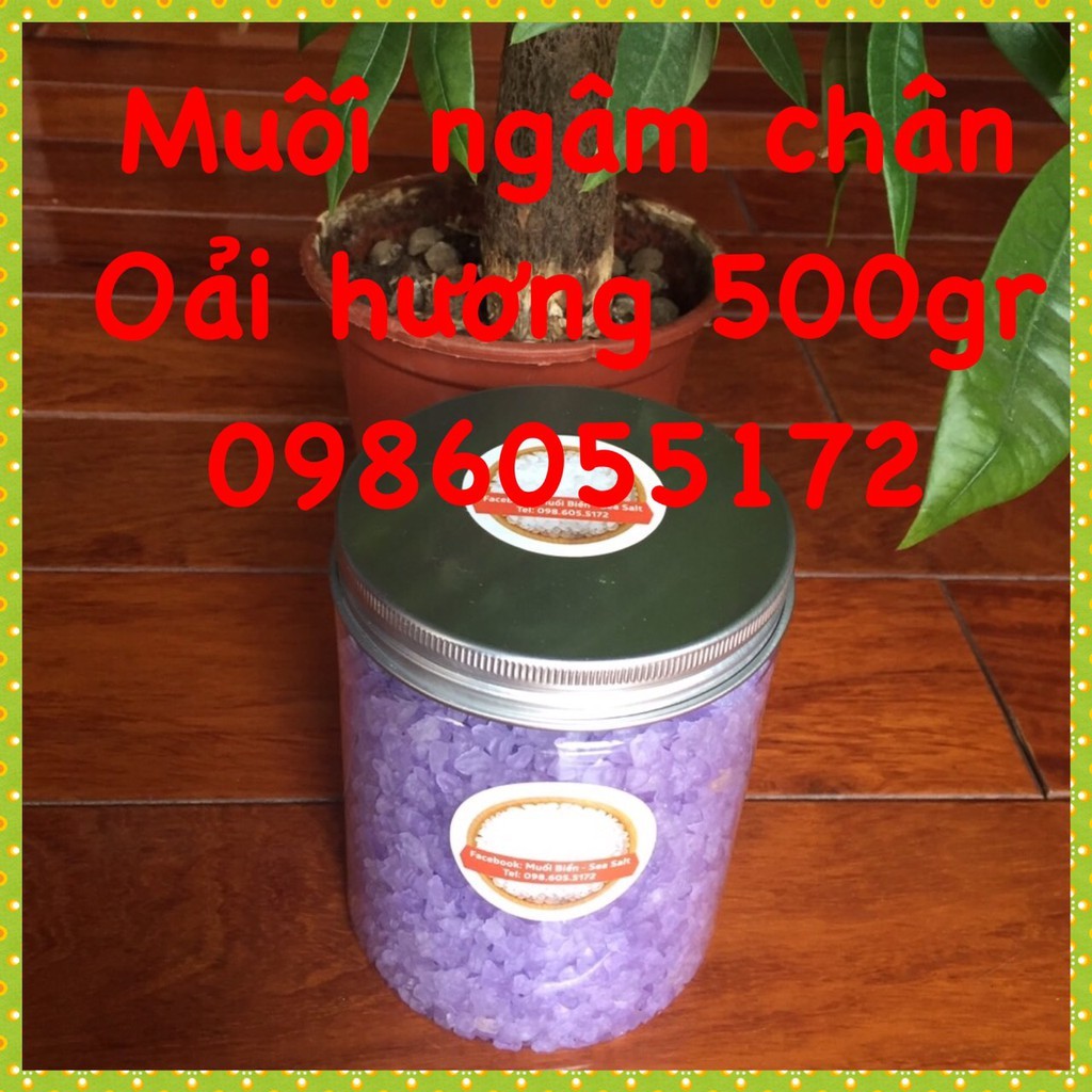 Muối ngâm chân oải hương 500gr