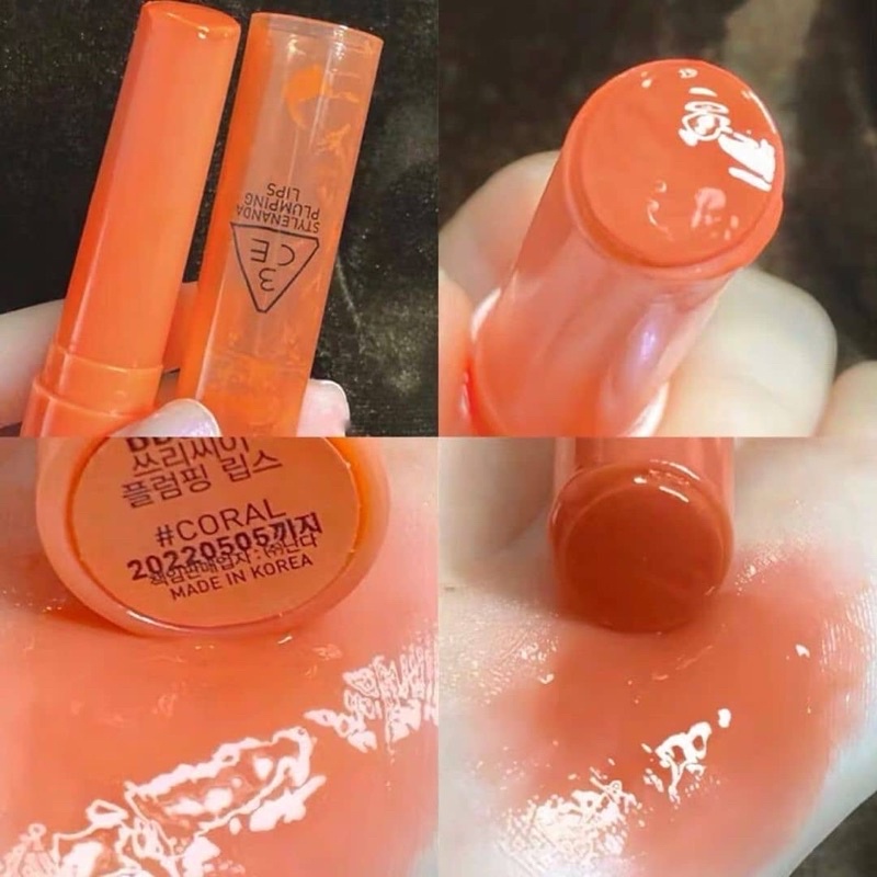 Son 3CE Plumping Lips Dưỡng có màu Hàn Quốc