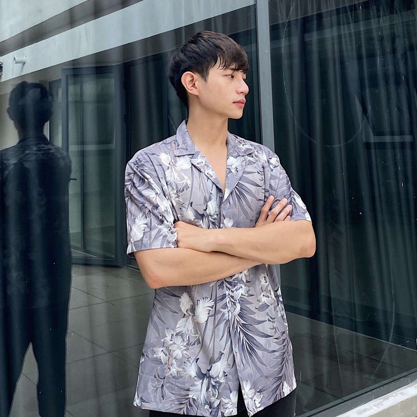 Áo Sơ Mi Nam Tay Ngắn Họa Tiết ORCHID PALM-POLYS | Form Suông, Trẻ Trung, Phong Cách, Cá Tính, Thoáng Mát. | BigBuy360 - bigbuy360.vn