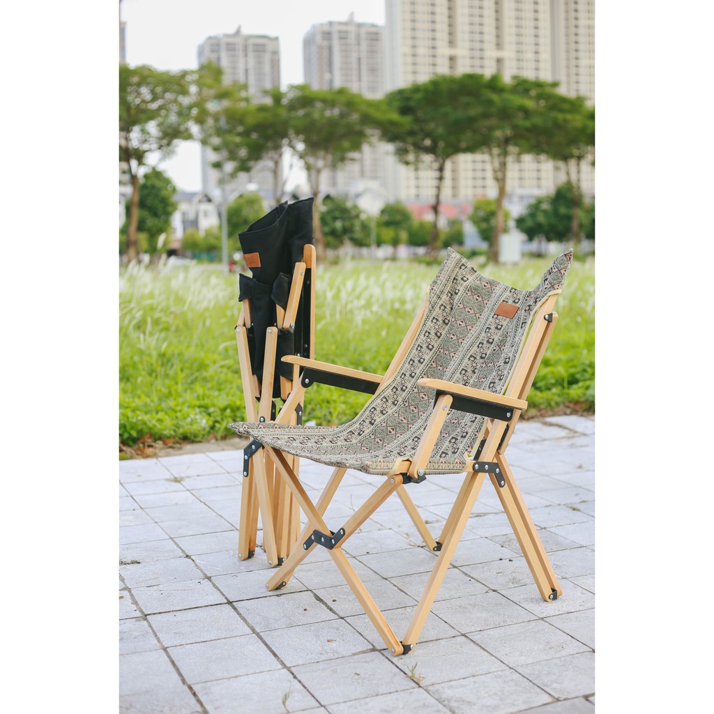 Ghế thư giãn xếp gọn C80 - Ghế dã ngoại ngoài trời - Ngoại thất sân vườn