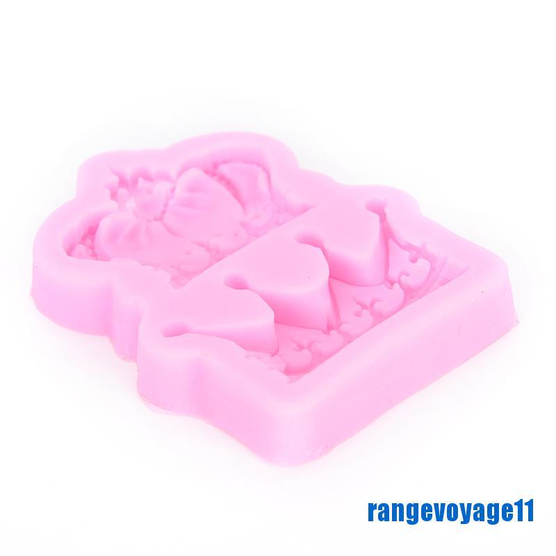 Vương Miện Silicone 3D Phong Cách Công Chúa