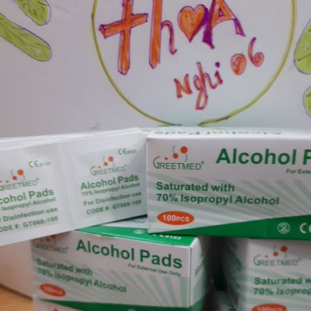 Alcohol Pads: cồn khô tiện dụng vệ sinh dụng cụ y khoa