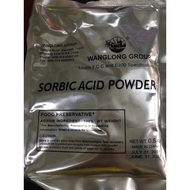 ACID SORBIC _CHẤT BẢO QUẢN_CHỐNG NẤM MỐC