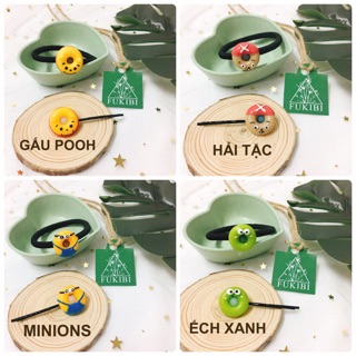 KẸP TĂM, CỘT TÓC DONUT THÚ ẢNH THẬT