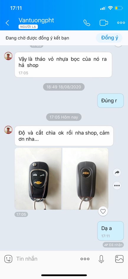 Vỏ Chìa Khoá Độ gập xe Chevrolet Aveo, Vivant, Sprak mẫu V14